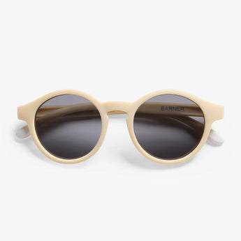 Barner Le Marais Sun Baby Vanilla cream polarised sunglasses, front view, 0-9 months