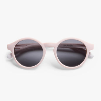 Barner Le Marais Sun Toddler Cotton Candy pink round polarised kids sunglasses age 9 to 36 months front view