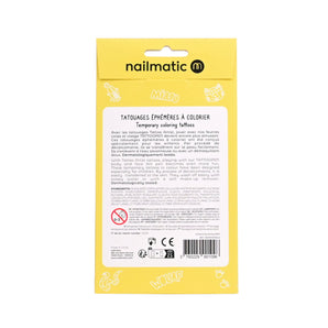 Nailmatic Kids Coloring Tattoo Board Gift