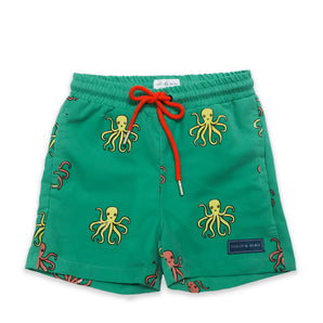 Holly and Beau Octopus Color Changing Boy Swim Shorts