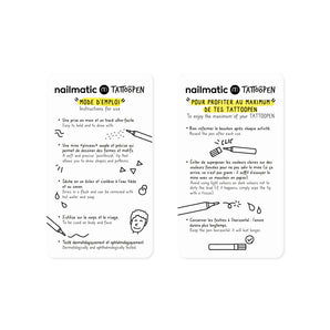 Nailmatic Kids Non-Toxic Washable Tattoo Pen Set
