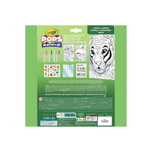 Crayola Pops 3D Coloring Kit - Jungle