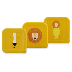 Snack box nesting - 3pcs - Fun Animal Characters Collection