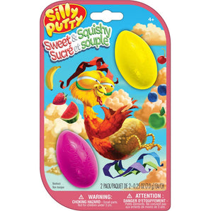 Crayola Silly Putty Scented Eggs Banana And Strawberry - 071662099305