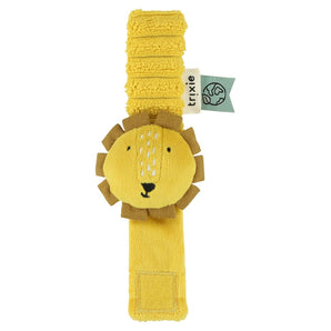 Eco Friendly Wrist Rattle Collection Mr. Fox, Mrs. Elephant, Mr. Lion, Mr. Dino, Mrs. Rabbit