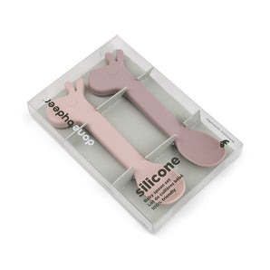 Done By Deer Silicone Spoon 2-Pack Lalee Powder