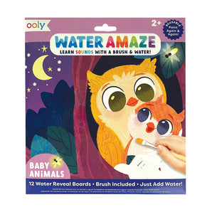 Water amaze water reveal boards featuring various themed illustrations for interactive fun
