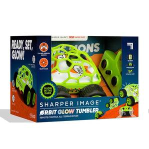 Sharper Image Remote Control Glow In The Dark Orbit Tumbler Car Toy