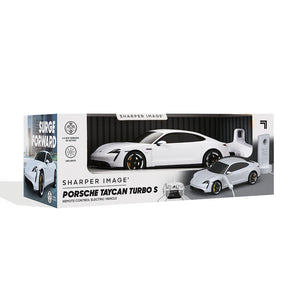 Sharper Image Officially Licensed Porsche Taycan Turbo S Remote Control Electric Car