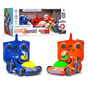 Sharper Image® Motor Battles, RC Team Battle Racers, Navy and Orange