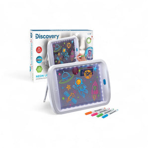 Discovery Kids STEM Neon LED Glow Drawing Board