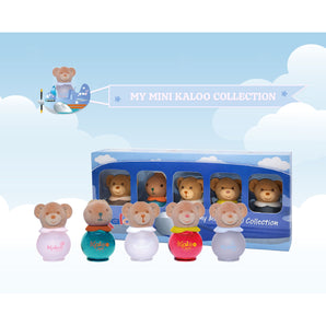 Kaloo Miniatures 
 Set Of 5 X 8ml 
Blue, Pop Pink, Dragée, Lilirose & Pop Turquoise Avion