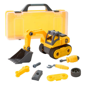 DIY Take Apart 27 pcs Construction Set Excavator Kids STEM Toy