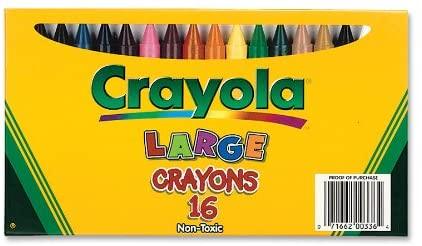 16 ct. Large Crayons - Lift Lid Box - My Little Thieves