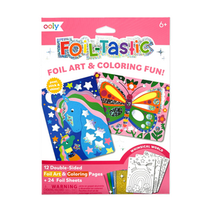 Foil-tastic: Foil Art & Coloring Fun - Creative 36 PC Set for Imaginative Play