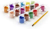 18 ct. Washable Paint Pots with Brush, Classic & Bold Colors - My Little Thieves