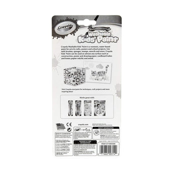 18 ct. Washable Paint Pots with Brush, Classic & Bold Colors - My Little Thieves