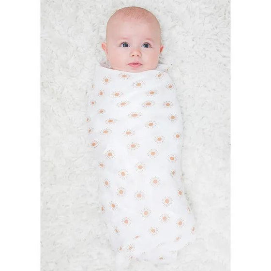 2-pack Cotton Swaddles - Rainbow / Suns - My Little Thieves