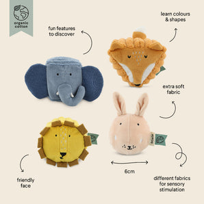 Sensory Blocks 4 Animals: Organic Baby Toys