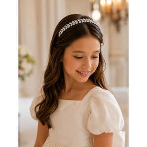 My Little Thieves 2 Leaf Crystal Kids Headband