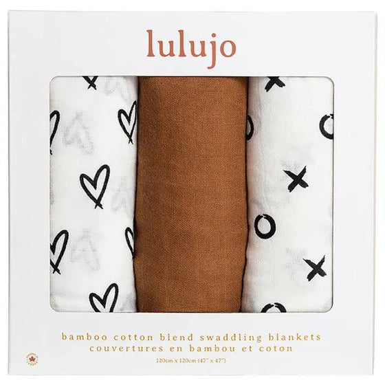 3-Pack Bamboo Muslin Swaddle Blankets - All Natural - My Little Thieves