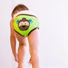 3 Piece Organic Potty Training Pants Set - Girls - Safari Friends - My Little Thieves