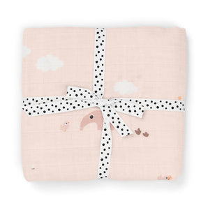 Done By Deer Swaddle Playground Blue