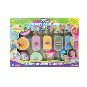 Slimy Sensory Compound Set - 10 Pots of ASMR Fun