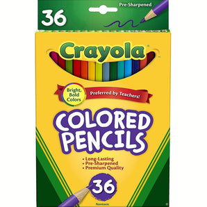 36 ct. Colored Pencils, Long - My Little Thieves