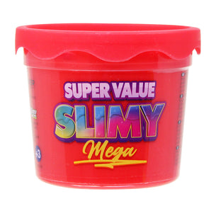 Slimy Super Value Slimy 4OZ, 112 grams Mega Slimy, Fun, Safe and Non-Toxic Slime Toy, Assorted Comes in 3 Different Colours Red, Pink, Green