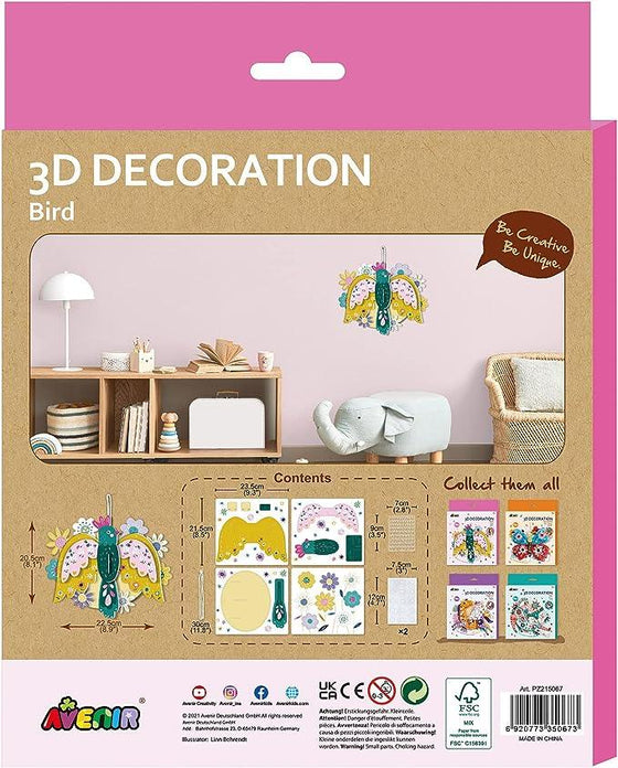 3D Decoration - Bird Kit - My Little Thieves