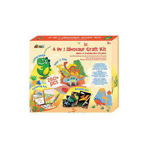Avenir 4 in 1 Dinosaur Craft Kit - Ignite Creativity & Fun