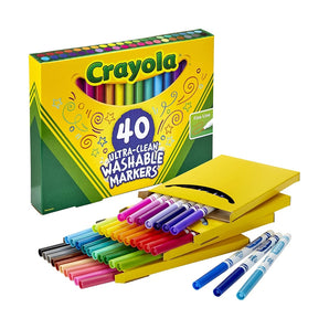 40 ct. Ultra - Clean Washable Assorted, Fine Line, Color Max Markers - My Little Thieves