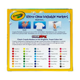 40 ct. Ultra - Clean Washable Assorted Markers Broad Line - My Little Thieves