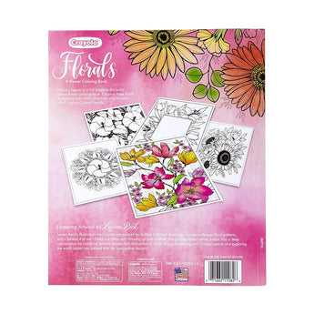 40 - Page Coloring Book, Colors in Bloom - My Little Thieves