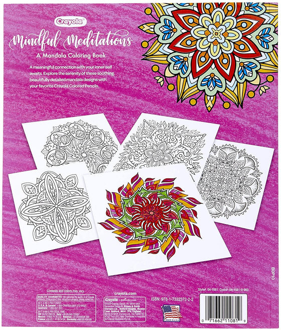 40-Page Coloring Book, Mindful Meditations - My Little Thieves