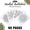 40-Page Coloring Book, Mindful Meditations - My Little Thieves