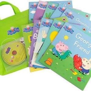 Peppa Pig Lime Bag and Audio Set