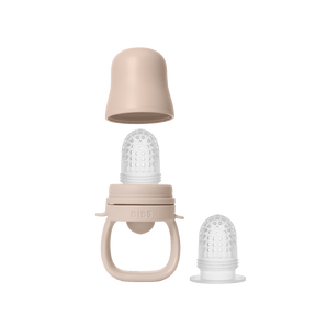 Bibs Baby Feeder With 2 Nipples Sage | Weaning & Gum Soothing Feeder
