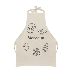 Personalized Canvas Christmas Apron 🎅
