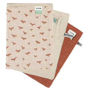 Eco-Friendly Muslin Washcloths 3-Pack for Kids – Soft, Gentle & Durable