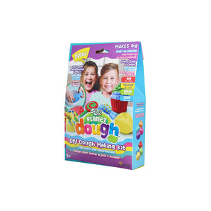 Slimy Planet Dough DIY Kit - 4 Colors & Tools, 1kg