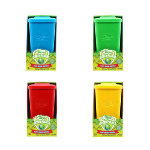 Slimy Green Planet 250ml - 4 Color Assortment, Natural and Safe Gooey Slime Toy