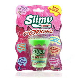 Slimy Mini Original Metallic 80 grams Assorted Slime in Blister Card