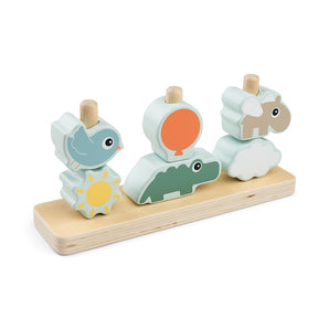Done by Deer Done By Deer Stacking Toy Happy Clouds Colour Mix