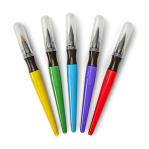 5 ct. Washable No Drip Paint Brush Pens - My Little Thieves