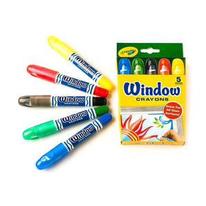 5 CT. WINDOW CRAYONS - My Little Thieves