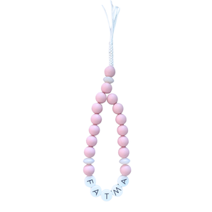 Personalized Silicone Misbah-Pink