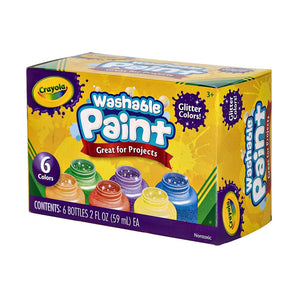 6 ct. 2 - oz. Glitter Paint Set - My Little Thieves