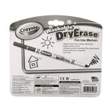 6 ct. Dry - Erase Fine Line Washable Markers - My Little Thieves